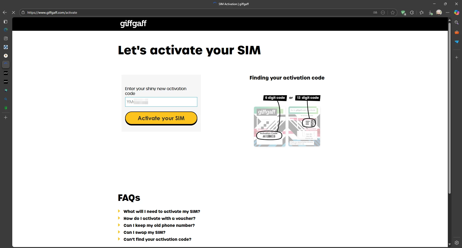 Giffgaff SIM卡申请教程插图3 Giffgaff SIM卡申请教程